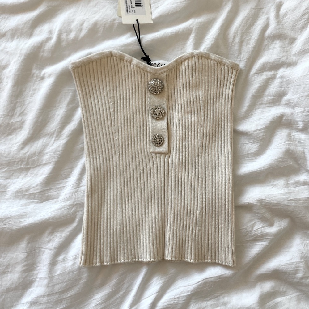 BA&SH White Bustier